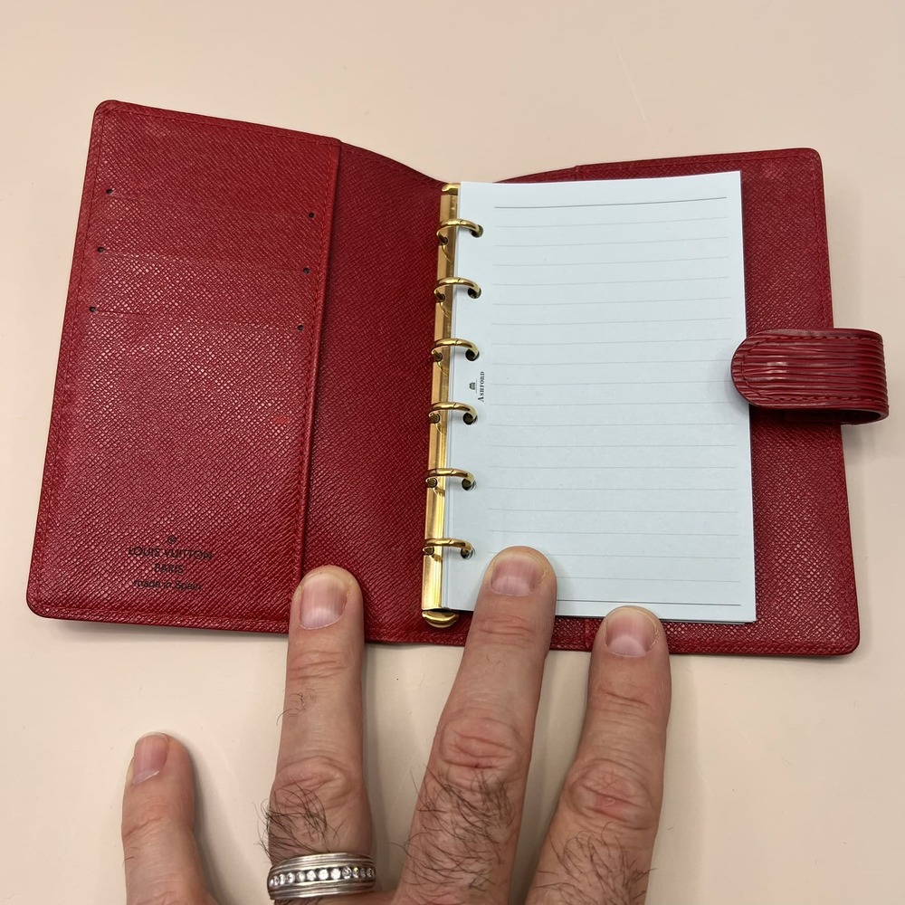 Louis Vuitton Agenda PM Red Epi Leather image 3
